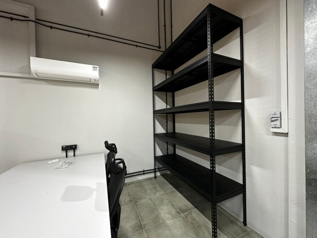 warehouse racking system on site