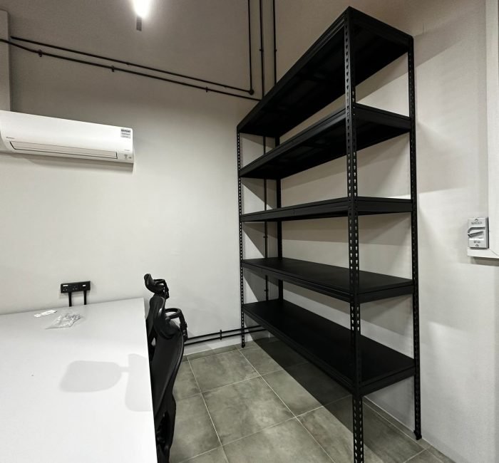 warehouse racking system on site