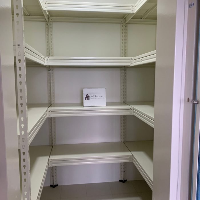 Full metal U-shaped industrial storage rack