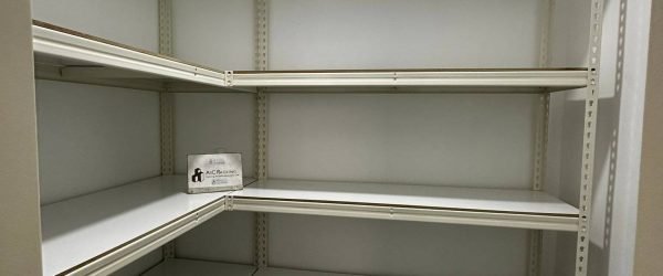 PVC Laminated L-Shaped 4x4 Levels Rack – Corner Storage Solution